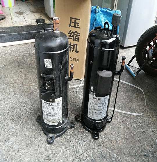 滴道中央空调压缩机的更换维修